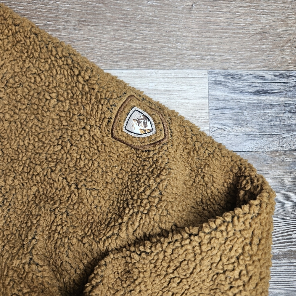 Kuhl Klifton Jacket Women's Medium Brown Fleece Large Snap Closure - Picture 2 of 12